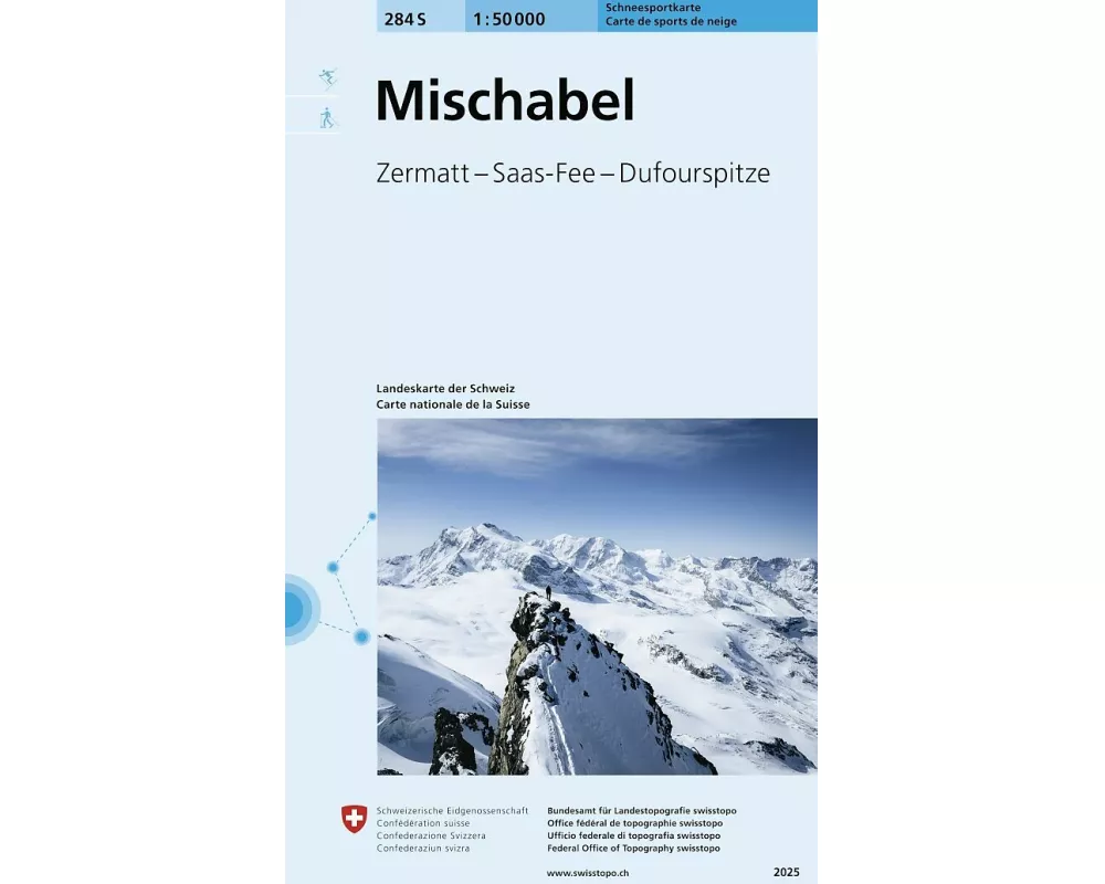 284S Mischabel Schneesportkarte