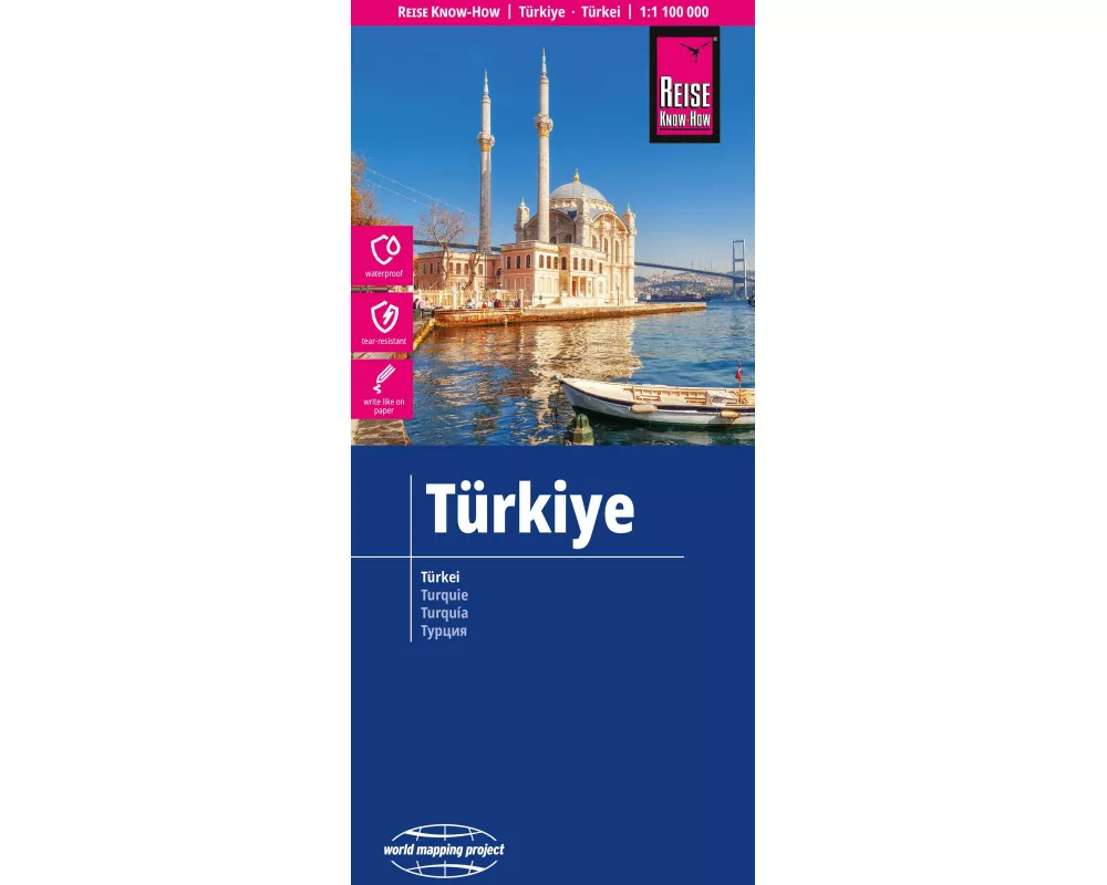 Reise Know-How Landkarte Türkei / Türkiye (1:1.100.000)