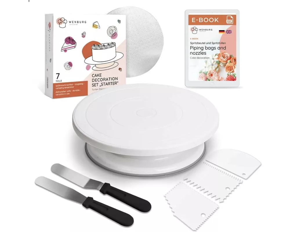 Wenburg Tortenset inkl. Tortenplatte