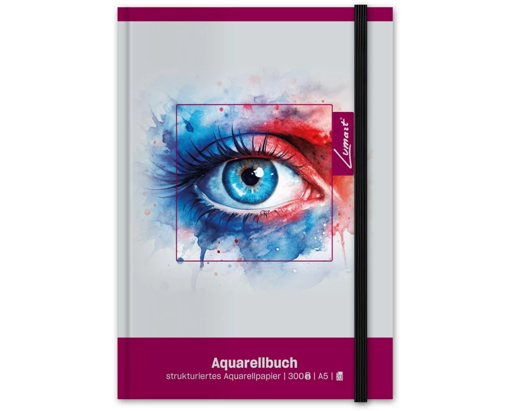 Lumart Aquarellblock Lumart A5, 300 g/m², 20 Blatt