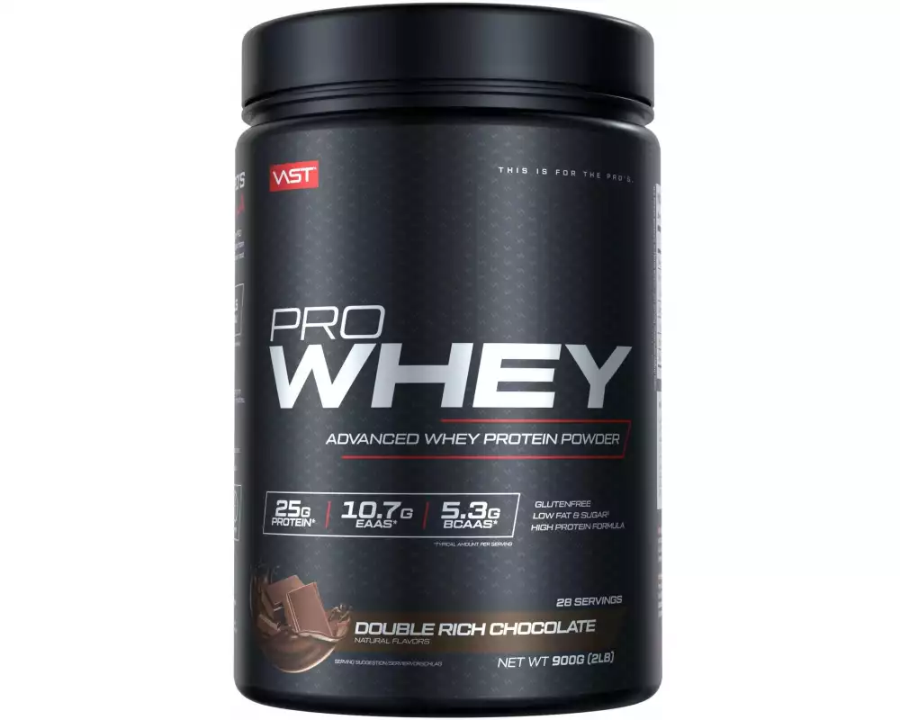 VAST Pulver Pro Whey Dose: 900g, Double Rich Chocolate