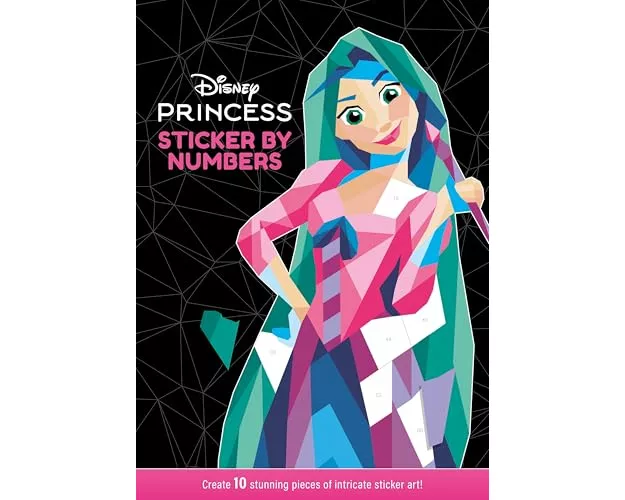 Disney Princess: Sticker By Numbers