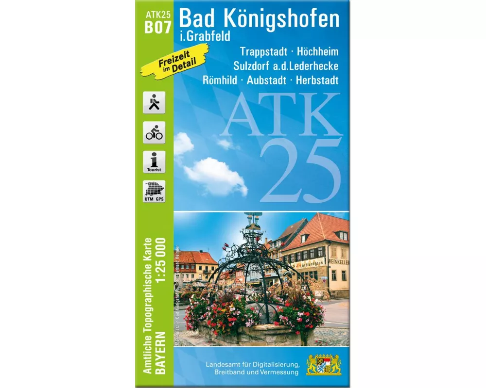ATK25-B07 Bad Königshofen i.Grabfeld (Amtliche Topographische Karte 1:25000)