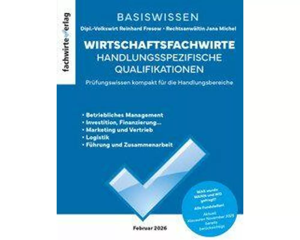 Wirtschaftsfachwirte: Handlungsspezifische Qualifikationen