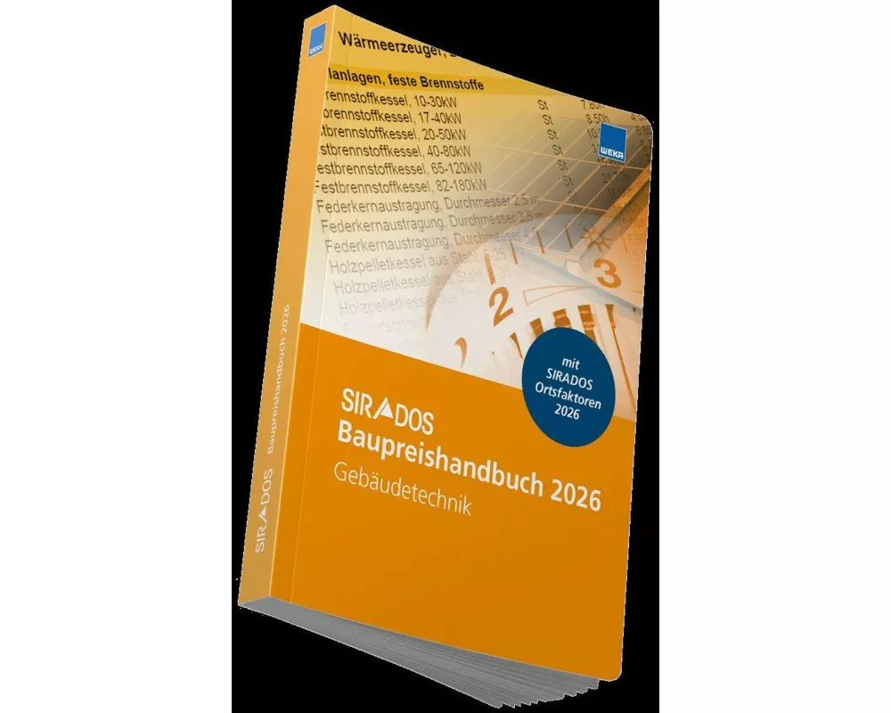 SIRADOS Baupreishandbuch Gebäudetechnik 2026