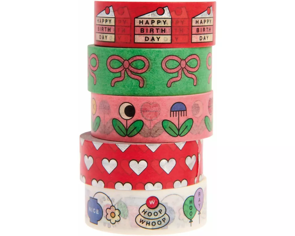 Tape Set Eye Candy, Happy Birthday FSC MIX