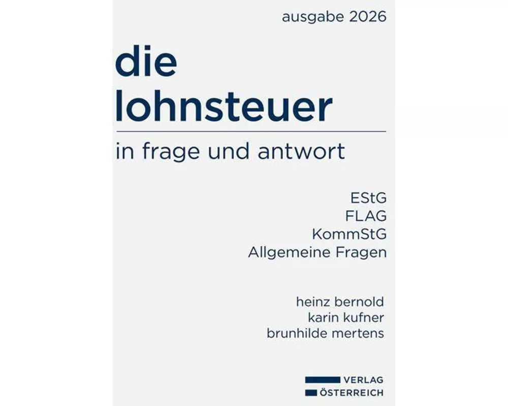 die lohnsteuer in frage und antwort