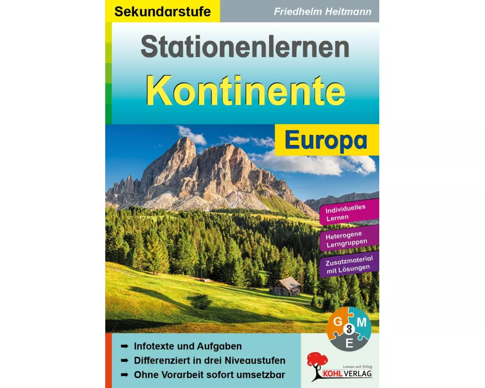 Stationenlernen Kontinente / Europa