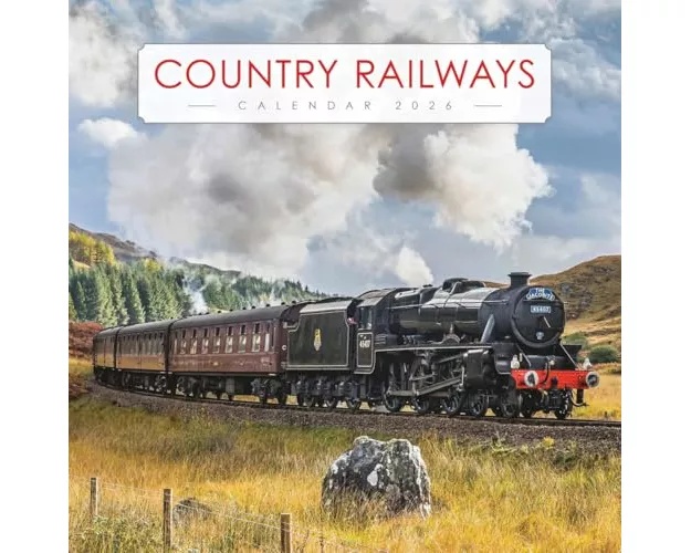 Country Railways Wiro Wall Calendar 2026