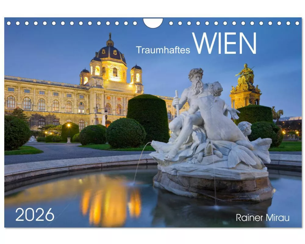 Traumhaftes Wien 2026 (Wandkalender 2026 DIN A4 quer), CALVENDO Monatskalender