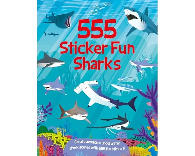 555 Sticker Fun Sharks