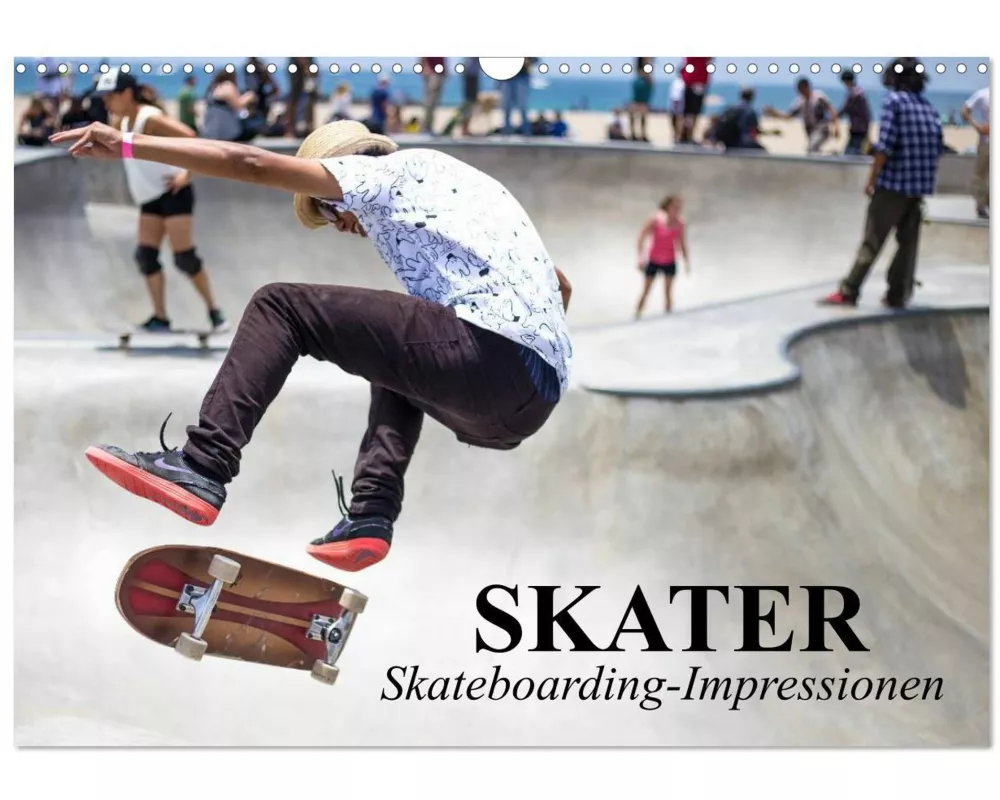 Skater. Skateboarding-Impressionen (Wandkalender 2026 DIN A3 quer), CALVENDO Monatskalender