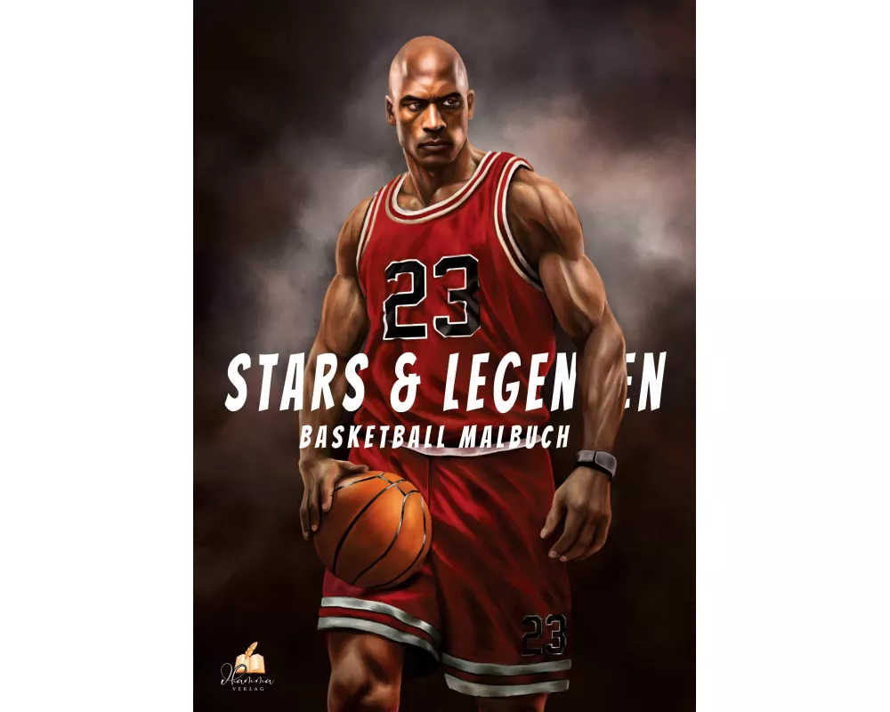 Basketball-Malbuch Stars & Legenden für Kinder ab 8 Jahren, Jugendliche und Erwachsene mit 55 Ausmalmotiven