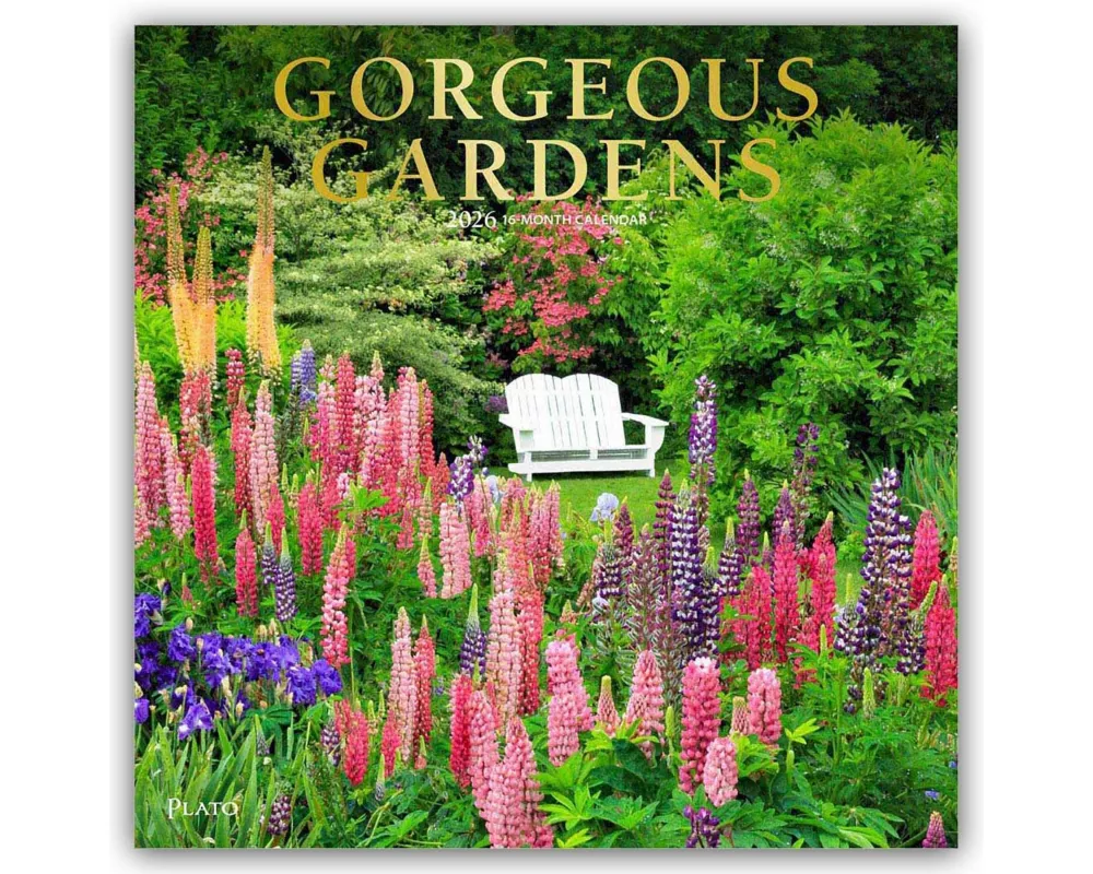 Gorgeous Gardens - Wunderschöne Gärten 2026 - 16-Monatskalender