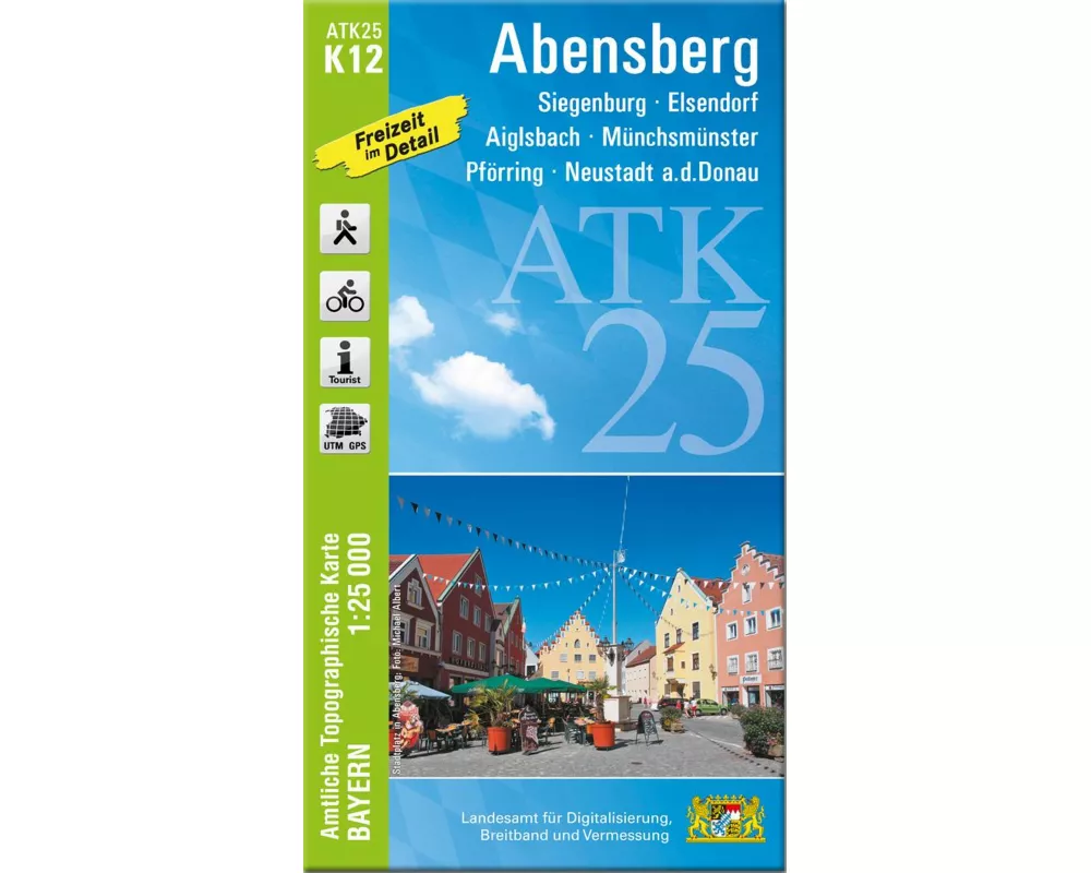 ATK25-K12 Abensberg (Amtliche Topographische Karte 1:25000)