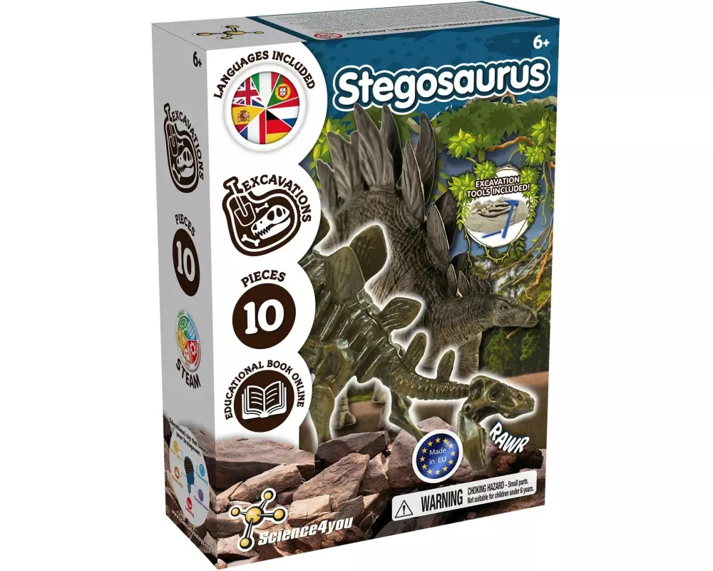 Science4you Ausgrabungs-Kit Stegosaurus