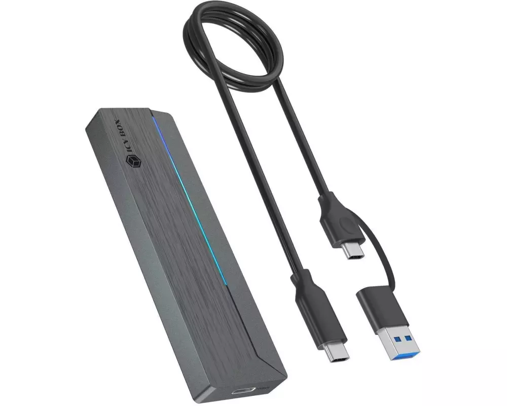 ICY BOX SSD Gehäuse M.2 SATA/NVMe