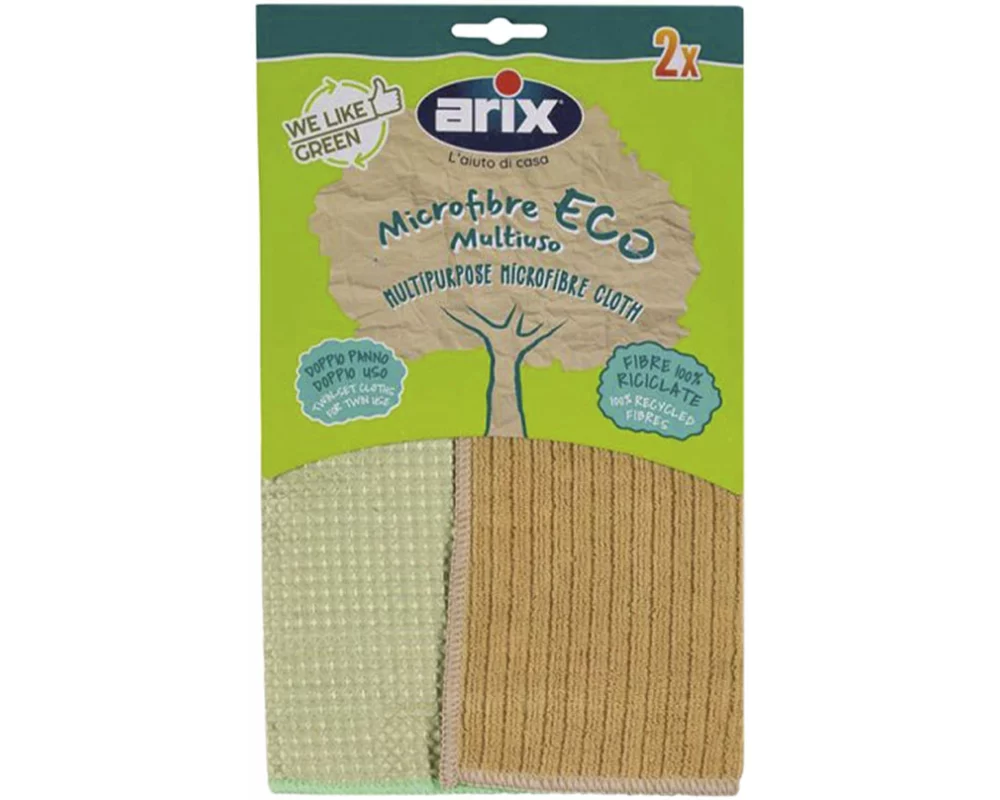 Arix We Like Green Mehrzwecktücher Mikrofaser Eco 2 Stk.