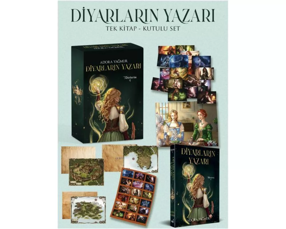 Diyarlarin Yazari - Wisteria 4 Kutulu, Ciltli