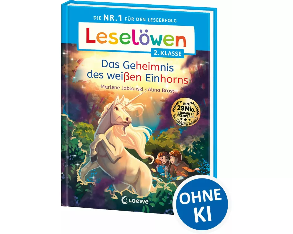 Leselöwen 2. Klasse - Das Geheimnis des weißen Einhorns