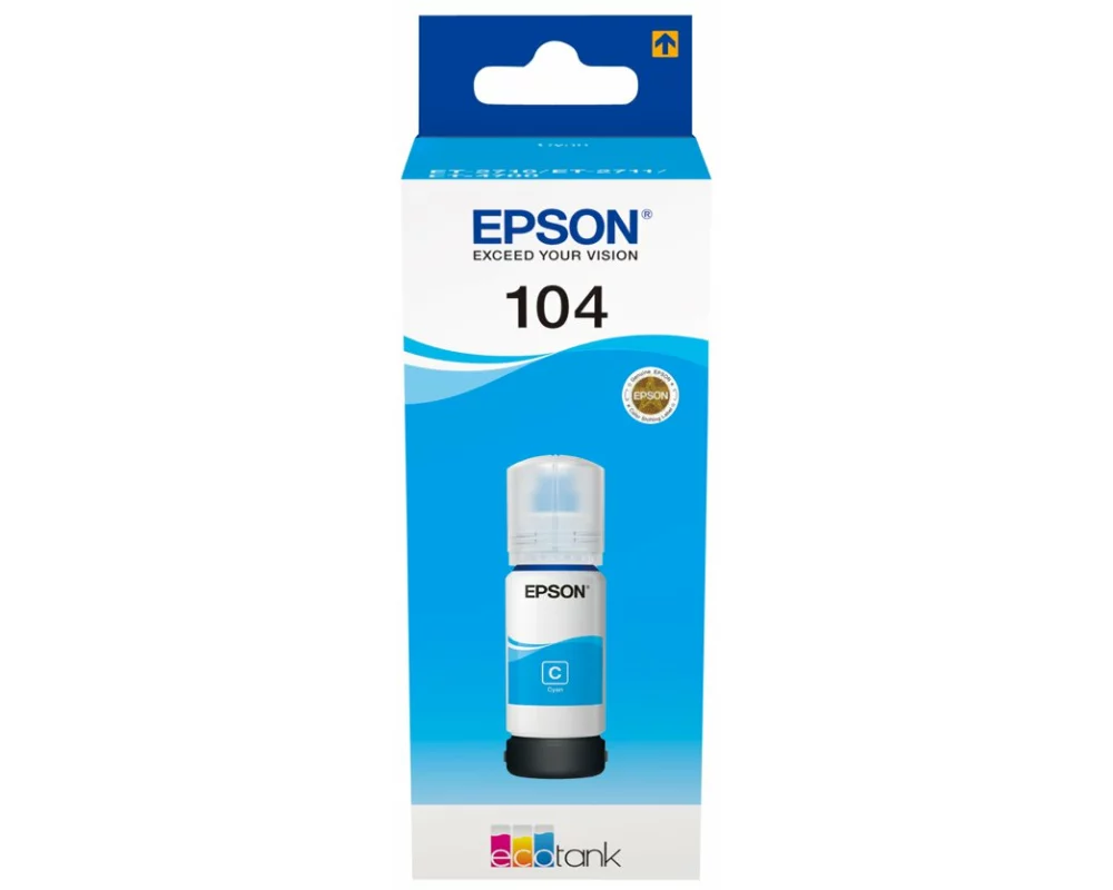 Epson Tinte 104 / C13T00P240 Cyan