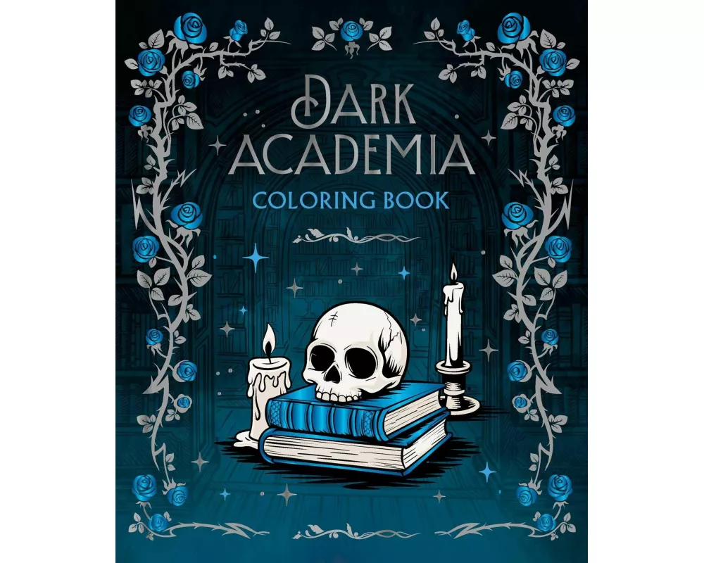 Dark Academia Coloring Book