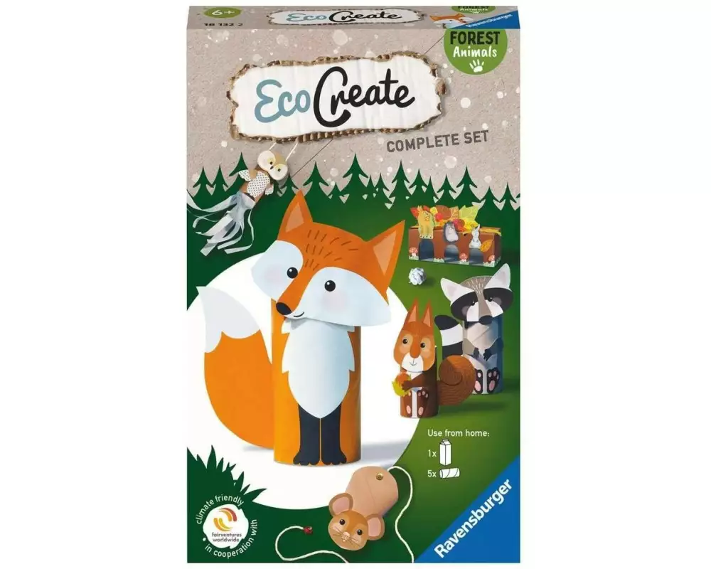 Ravensburger Bastelset EcoCreate «Forest Animals»