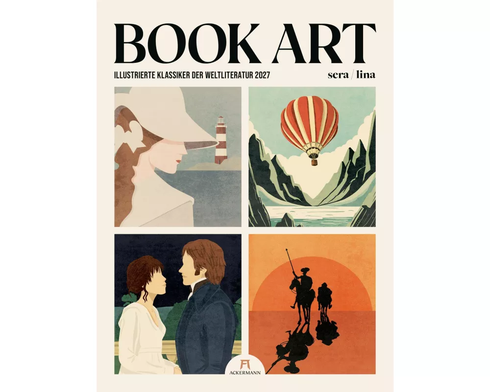 Book Art Plakate-Kalender 2027 | Illustrierte Klassiker der Weltliteratur