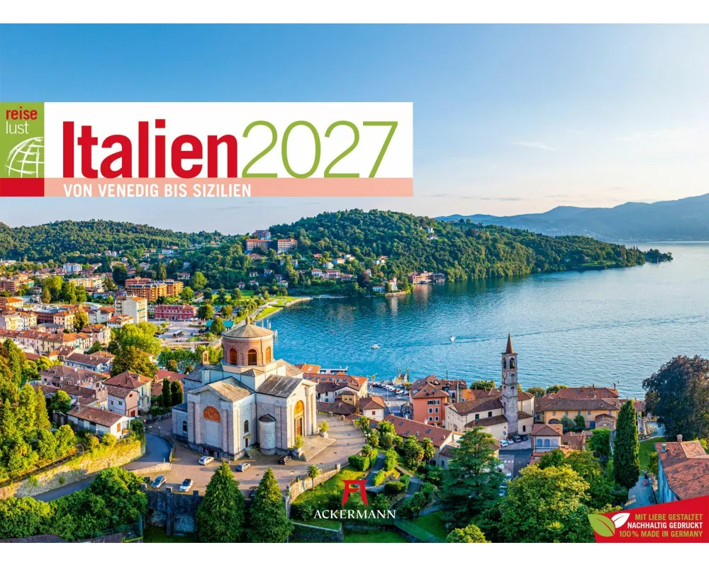 Italien ReiseLust Kalender 2027 | von Venedig bis Sizilien