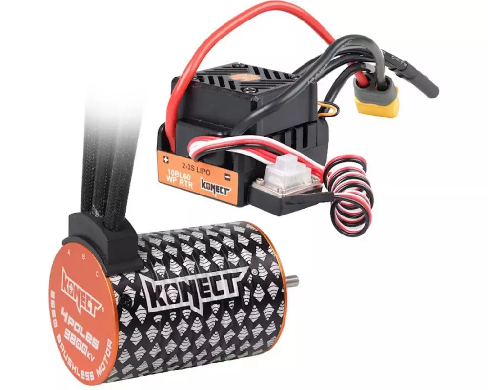 Konect Brushless-Antriebsset 3800Kv 60Amp WP Motor 4P 3650SL