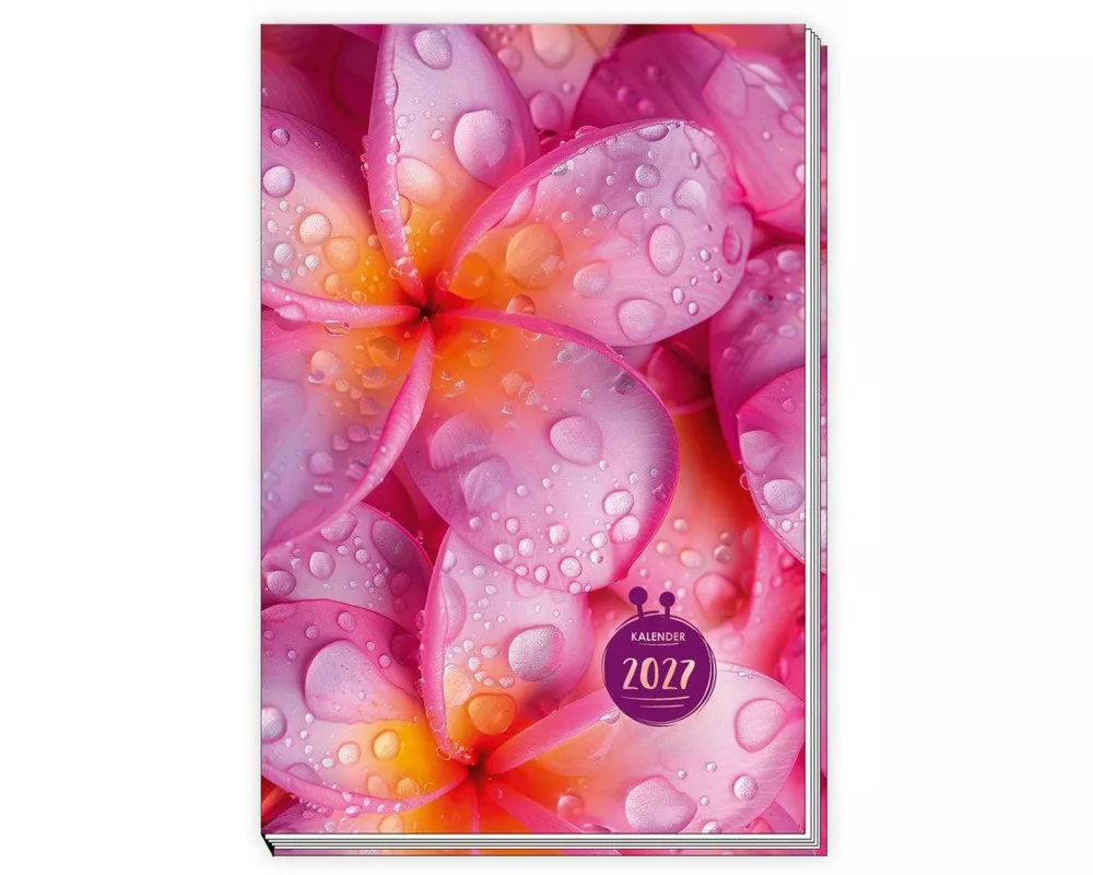 TRÖTSCH - Taschenkalender A6 Flowers 2027