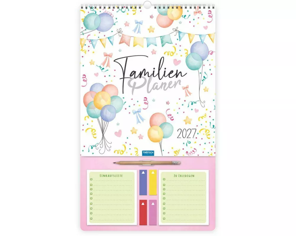 TRÖTSCH - Familienkalender Der große Familienplaner 2027