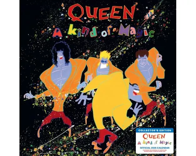 Queen 2026 Collector's Edition Record Sleeve Calendar