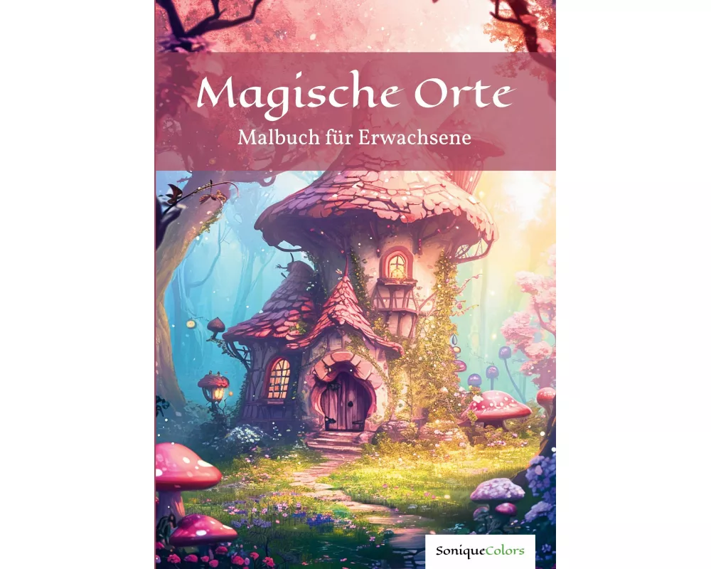 Magische Orte - Malbuch für Erwachsene