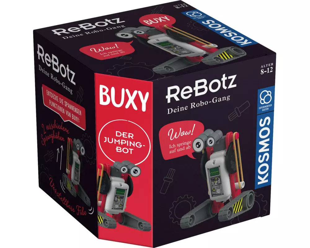 Kosmos Experimentierkasten ReBotz: Buxy der Jumping-Bot