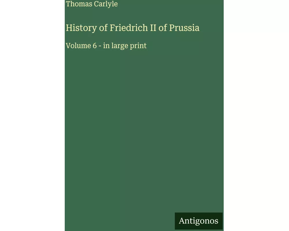 History of Friedrich II of Prussia