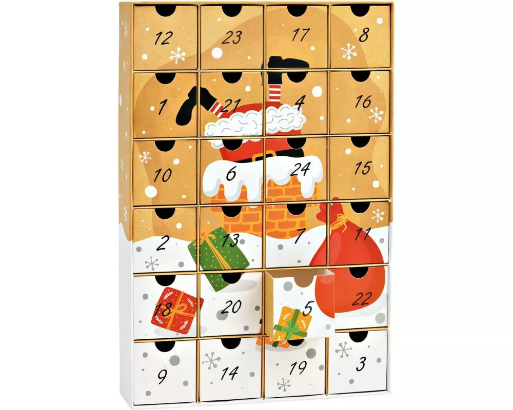 G. Wurm Adventskalender Nikolaus 26 x 39 x 6 cm