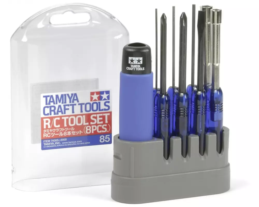 Tamiya Werkzeugset 8 -Teilig RC, 1:10