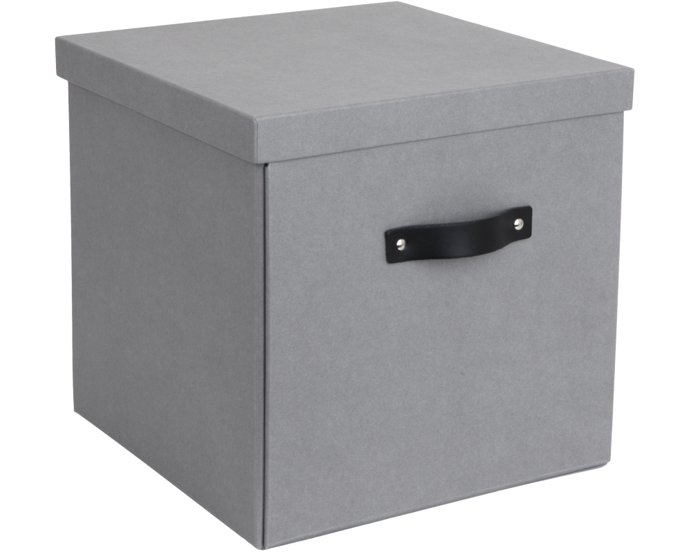 BIGSO BOX OF SWEDEN Aufbewahrungsbox Logan 990154133L03 grau 31.5x31.5x31cm