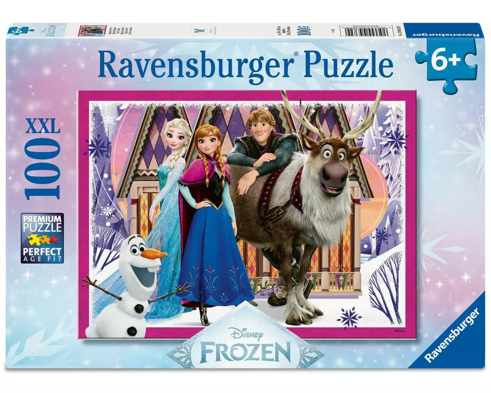 Kinderpuzzle 100 XXL Teile - Disney Die Eiskönigin - Disney Frozen
