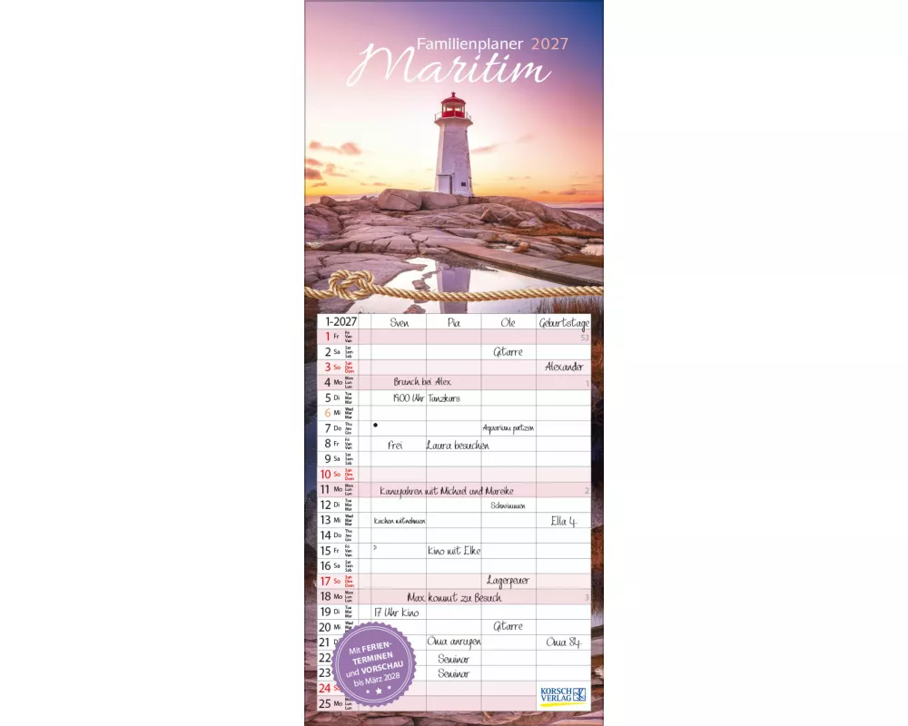 Familienplaner Maritim 2027