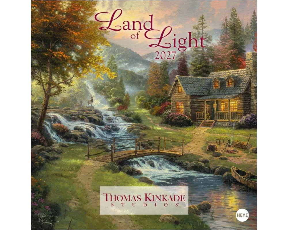 Thomas Kinkade: Land of Light Broschurkalender 2027