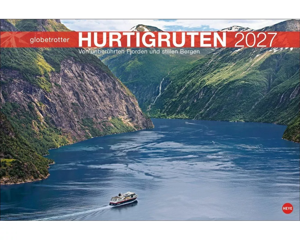 Hurtigruten Globetrotter Kalender 2027 - Von unberührten Fjorden und stillen Bergen