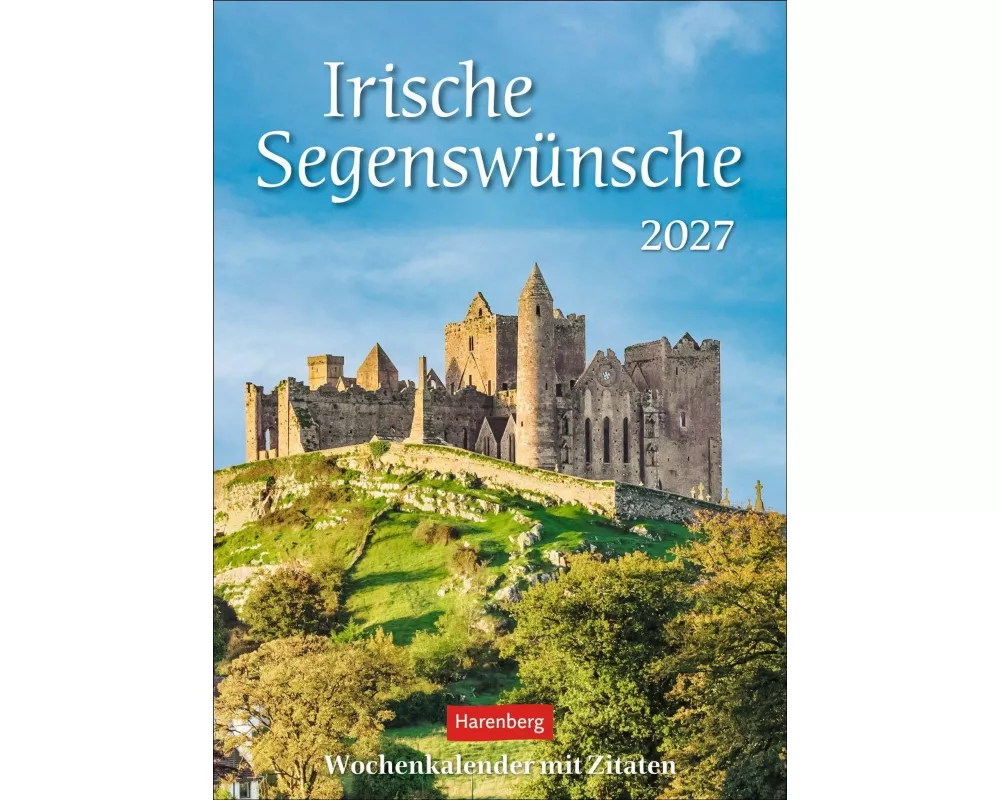 Irische Segenswünsche Wochenkalender 2027 - mit Zitaten