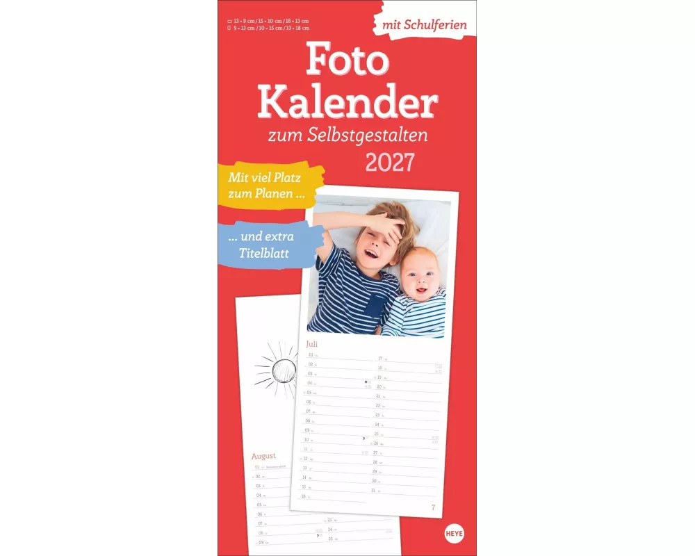 Fotokalender zum Selbstgestalten 2027