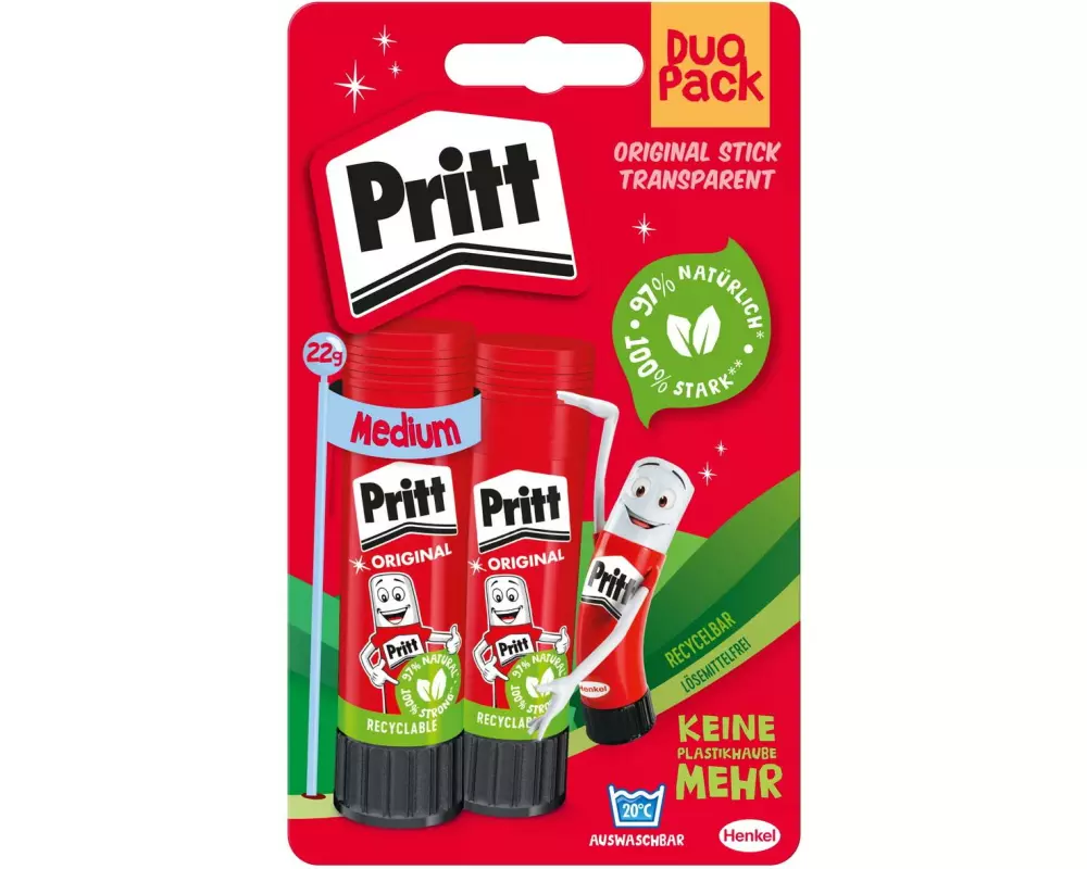 Pritt Klebestift 22 g, 2 Stück