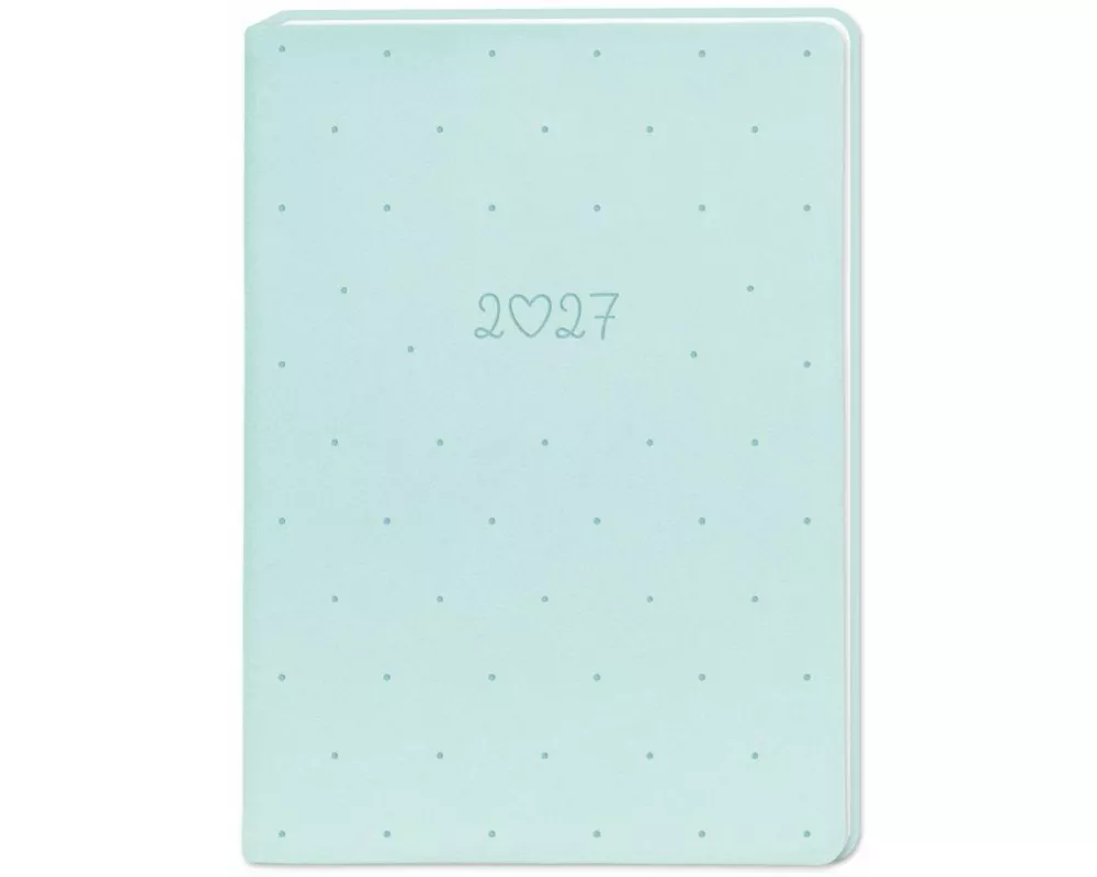 Terminplaner Lederlook 2027 Mint