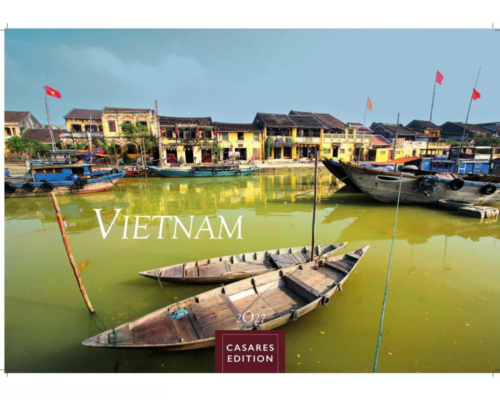 Vietnam Kalender 2027 - Wandkalender | Fotokalender Asien 24x35cm - Fotos von Vietnams beeindruckenden Landschaften und traditionellem Leben,perfekt f