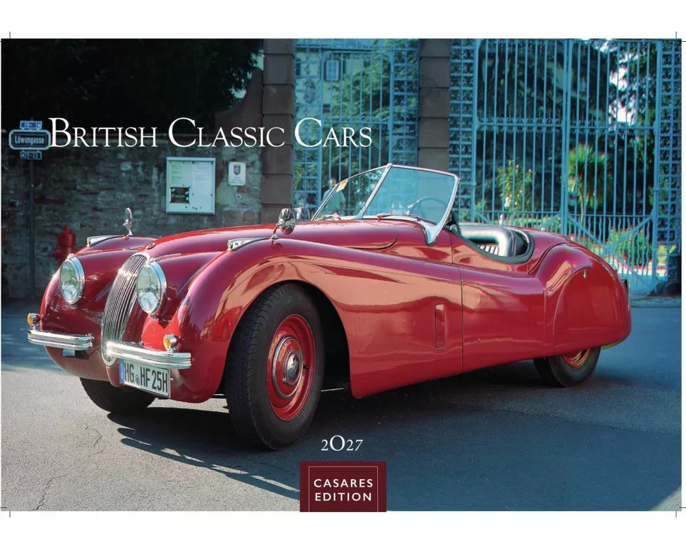 British Classic Cars Kalender 2027 - Wandkalender | Fotokalender Englische Oldtimer 35x50cm Großformat - Eleganz der Britischen Oldtimer