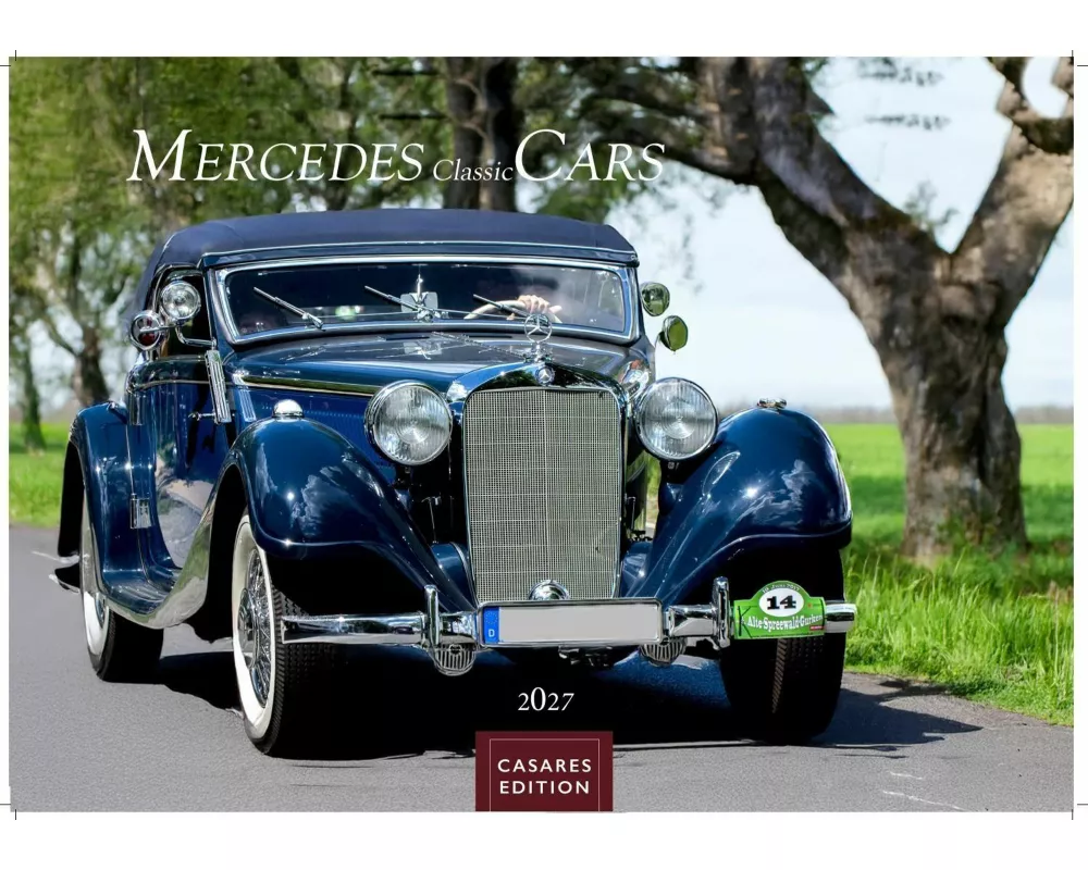 Mercedes Classic Cars Kalender 2027 - Wandkalender | Fotokalender Oldtimer 35x50cm Großformat - Mercedes Oldtimer - Eleganz & Geschichte im Kalenderfo